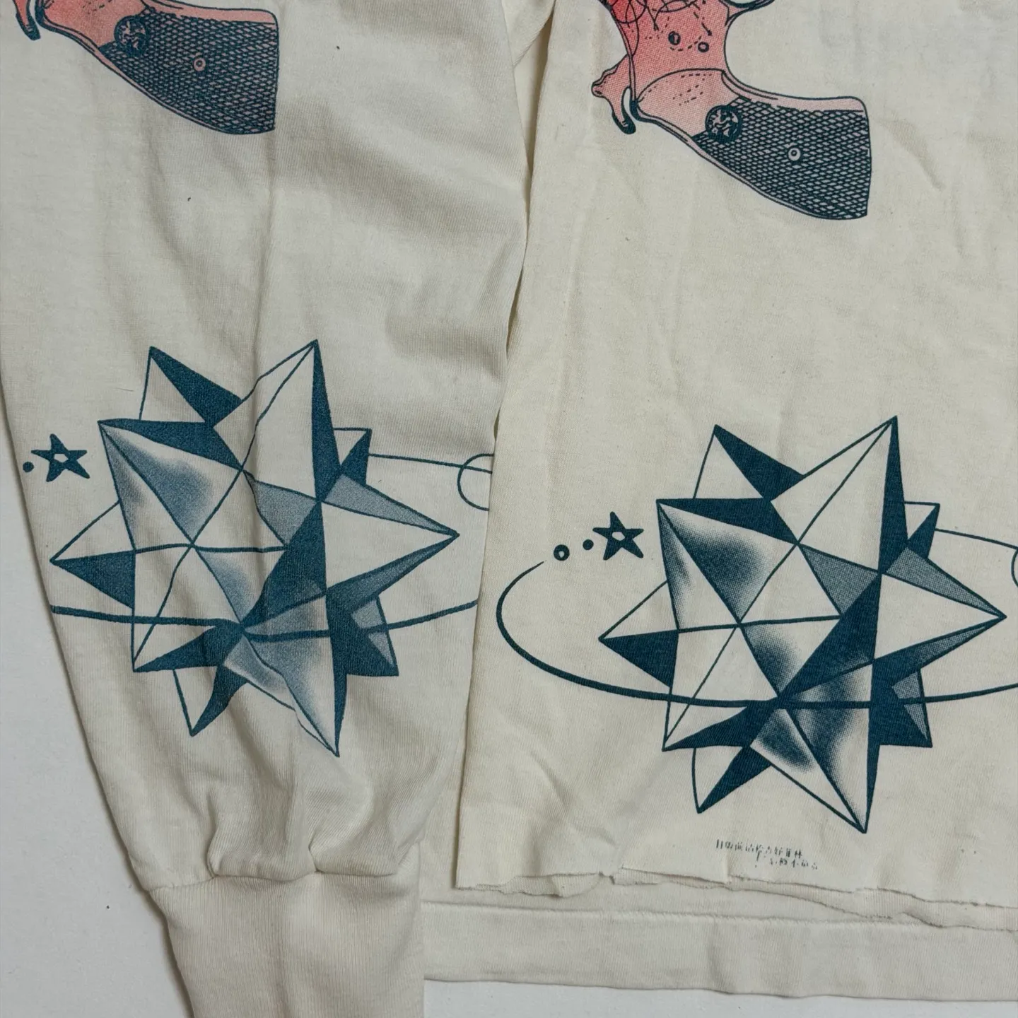 Printing proofing SAINT Mxxxxxx × Dr. Woo DW_LS TEE/TATTOO/WHT Dr.Woo joint model TATOO tattoo long sleeve off-white S-XL